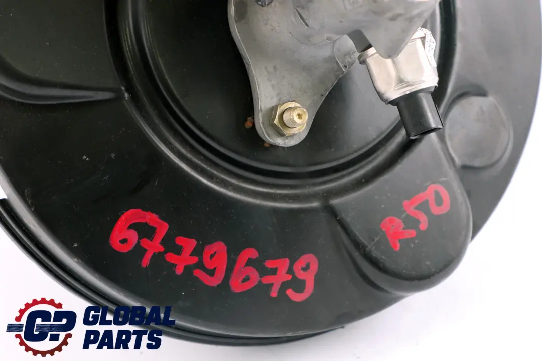 Brake Servo Unit Master Cylinder Expansion Tank to BMW Mini One R50 R52 with Part number 6779679 BMW Mini One R50 R52 Brake Servo Unit Master Cylinder Expansion Tank - SKU 6779679 - Part number 6779679