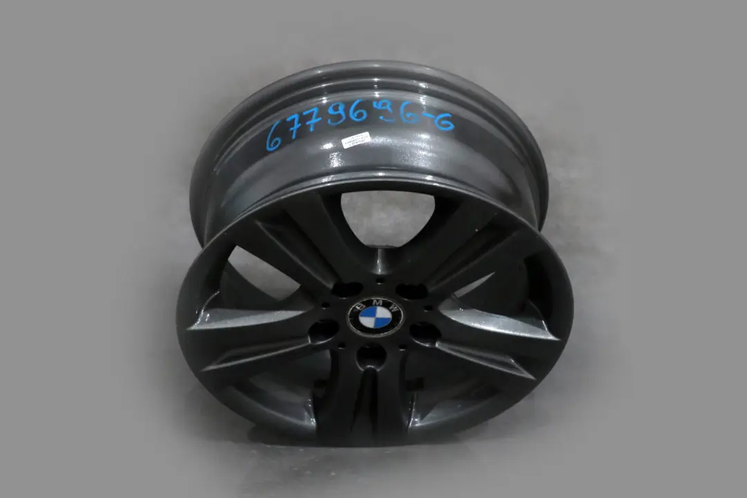 BMW 1 Series E81 E87 Grey Wheel Alloy Rim 16" 7J ET:44 Double Spoke 222 - SKU 6779696-6 - Part number 6779696