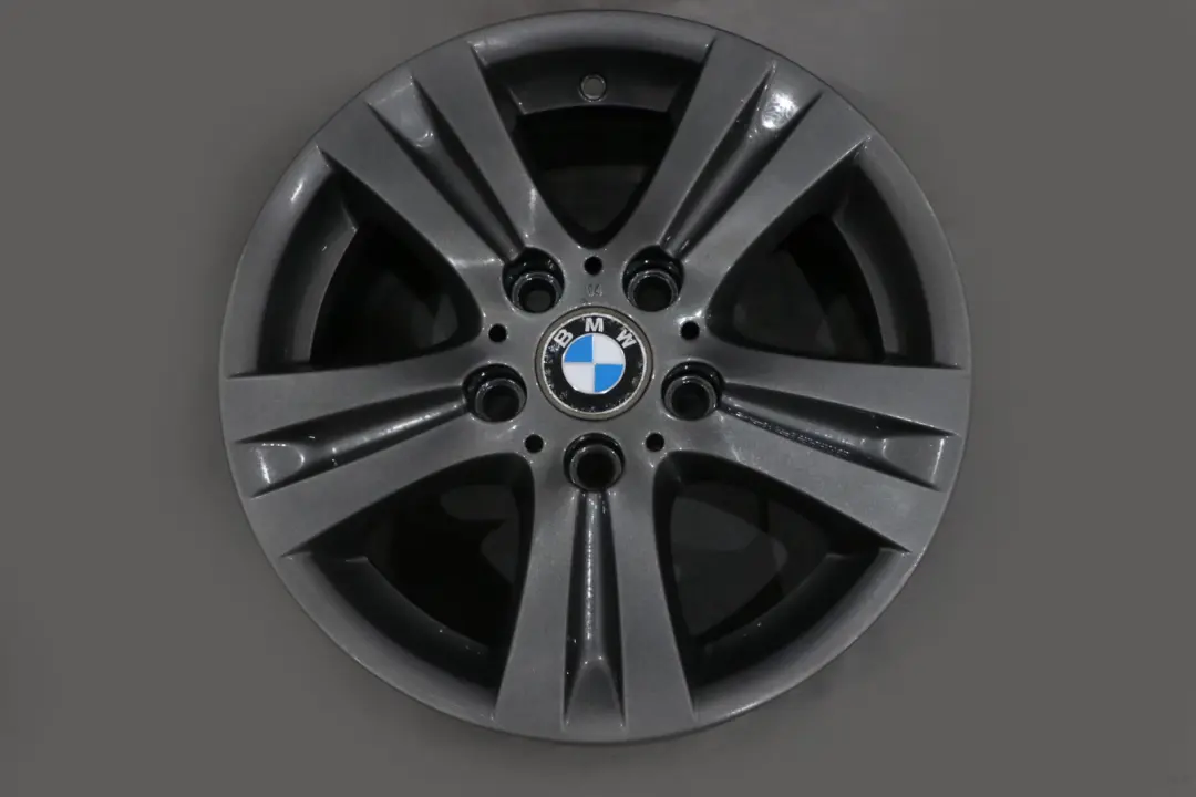 Grey Wheel Alloy Rim 16" 7J ET:44 Double Spoke 222 to BMW 1 Series E81 E87 with Part number 6779696 BMW 1 Series E81 E87 Grey Wheel Alloy Rim 16" 7J ET:44 Double Spoke 222 - SKU 6779696-6 - Part number 6779696