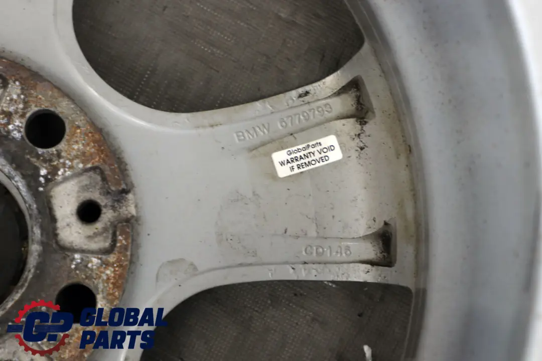 BMW 1 series E81 E82 E87 Rear Wheel Alloy Rim 17" 7,5J ET:47 Star Spoke 262 - SKU 6779793-1 - Part number 6779793