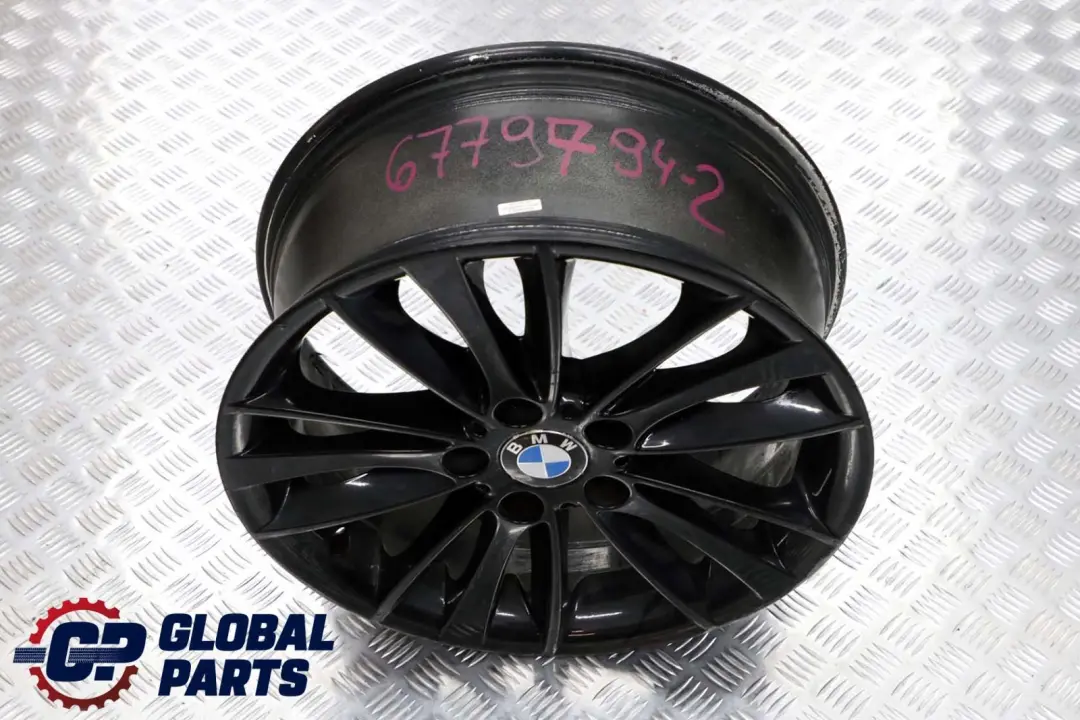 BMW E81 E82 E87 Black Front Alloy Wheel Rim 18" 7,5J ET:49 W-Spoke 263 - SKU 6779794-2 - Part number 6779794
