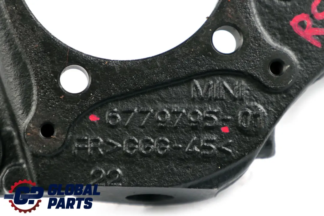 Rueda Delantera Izquierda Buje Porta Suspension para Mini Cooper R55 R56 R57 con número de pieza 6779795 Mini Cooper R55 R56 R57 Rueda Delantera Izquierda Buje Porta Suspension - SKU 6779795 - Número de pieza 6779795