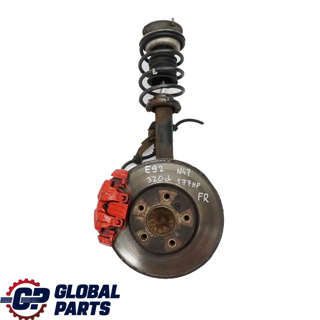 N47 M Sport Front Right O/S Spring Strut Leg Suspension Brake Hub to BMW 3 E92 320d with Part number 6780080 BMW 3 E92 320d N47 M Sport Front Right O/S Spring Strut Leg Suspension Brake Hub - SKU 6780080 - Part number 6780080