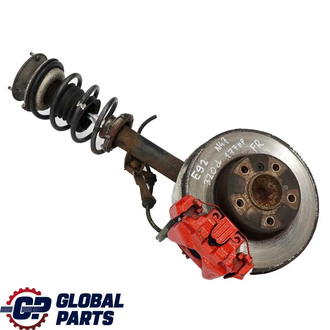 N47 M Sport Front Right O/S Spring Strut Leg Suspension Brake Hub to BMW 3 E92 320d with Part number 6780080 BMW 3 E92 320d N47 M Sport Front Right O/S Spring Strut Leg Suspension Brake Hub - SKU 6780080 - Part number 6780080