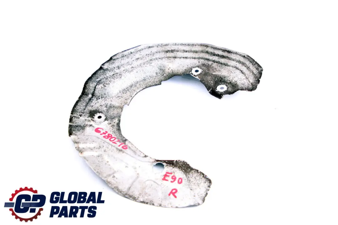 BMW E87 E90 E91 Delantero Derecho Placa de Protección de Disco de Freno - SKU 6780216 - Número de pieza 6780216