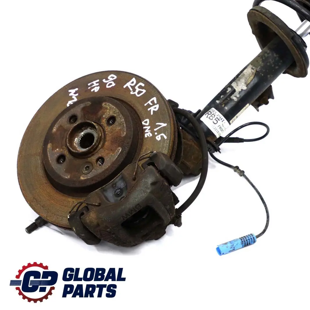 90hp Delantero Derecho O / Pierna Freno Suspension Hub Set para Mini R50 One W10 1.6 con número de pieza 6780468 Mini R50 One W10 1.6 90hp Delantero Derecho O / Pierna Freno Suspension Hub Set - SKU 6780468 - Número de pieza 6780468