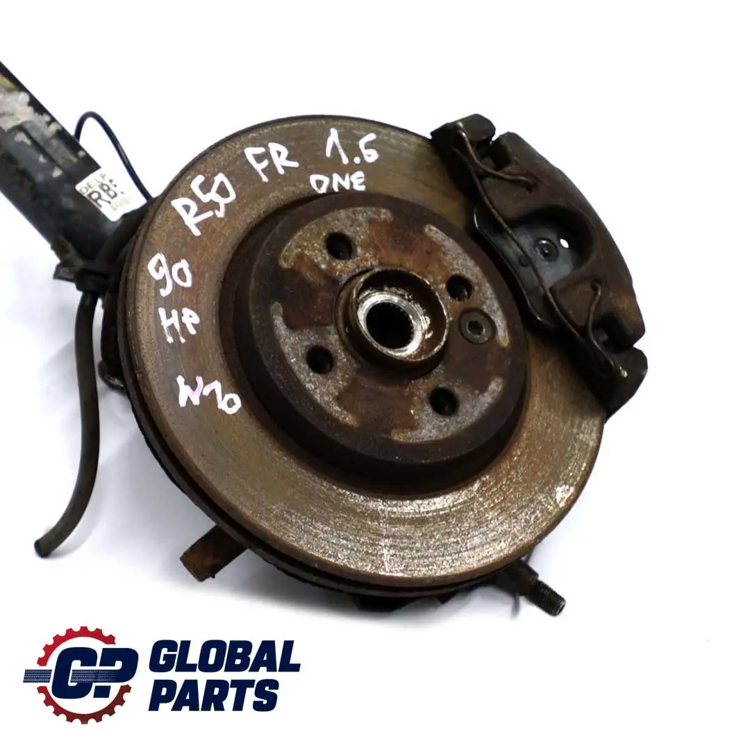 90hp Front Right O/S Leg Brake Suspension Hub Set to Mini R50 One W10 1.6 with Part number 6780468 Mini R50 One W10 1.6 90hp Front Right O/S Leg Brake Suspension Hub Set - SKU 6780468 - Part number 6780468