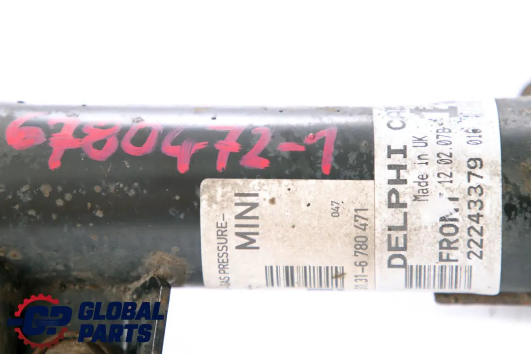 Delantero Izquierdo Amortiguador Amortiguador Strut Spring para Mini Cabrio R52 Sport con número de pieza 6780471 Mini Cabrio R52 Sport Delantero Izquierdo Amortiguador Amortiguador Strut Spring - SKU 6780471-1 - Número de pieza 6780471