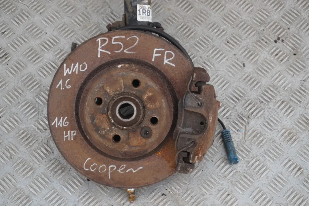 Mini R52 Cabrio W10 1.6 116hp Delantero Derecho Pierna Freno Suspension Hub Set - SKU 6780474-1 - Número de pieza 6780474