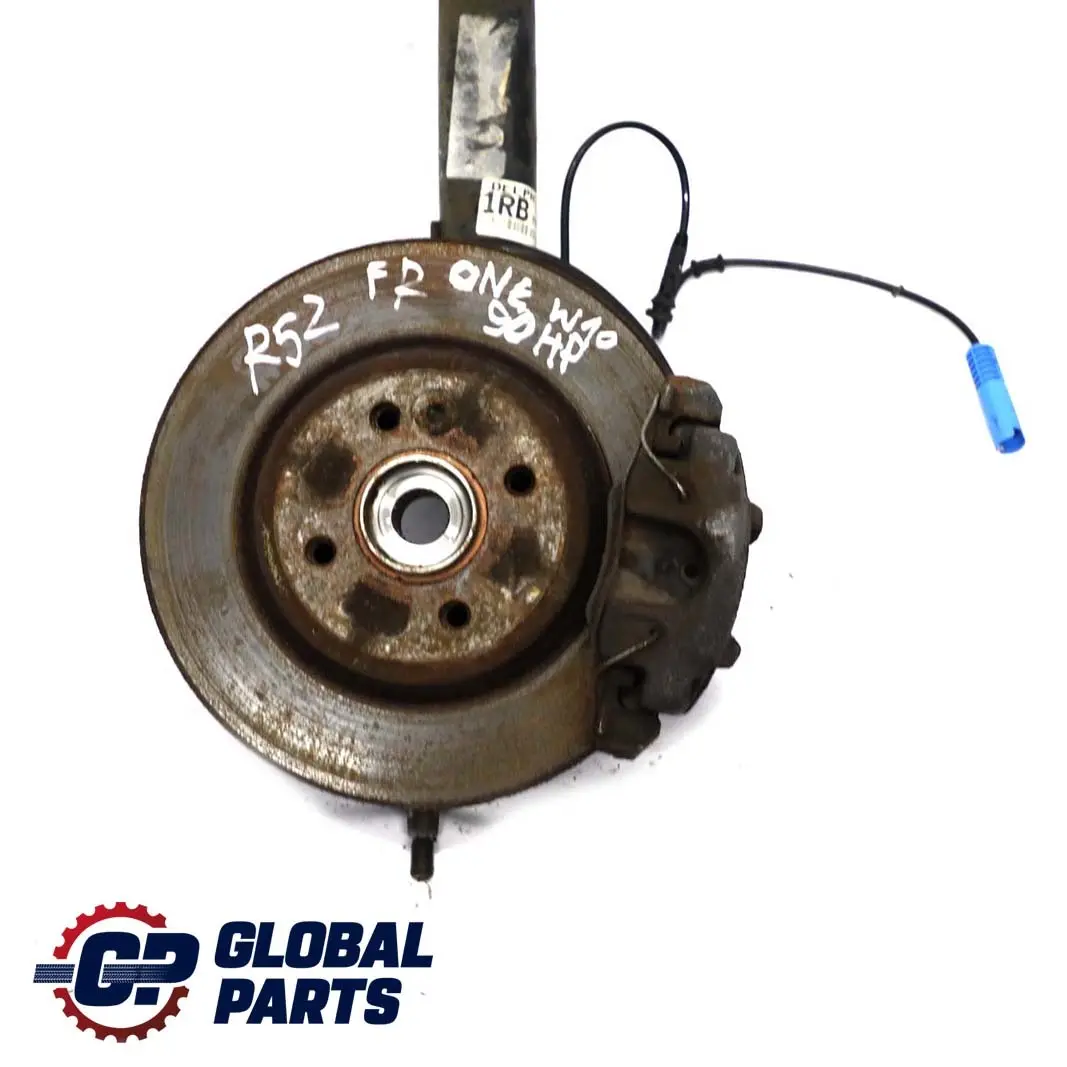 90hp anteriore destro gamba freno sospensione mozzo per Mini R52 Cabrio One W10 1.6 con numero di parte 6780474 Mini R52 Cabrio One W10 1.6 90hp anteriore destro gamba freno sospensione mozzo - SKU 6780474 - Numero di parte 6780474