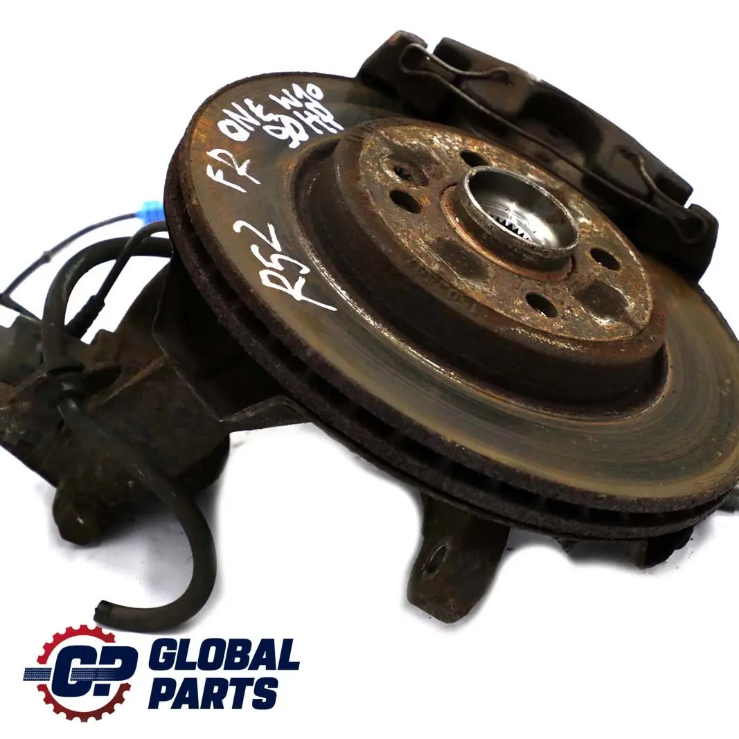 90hp anteriore destro gamba freno sospensione mozzo per Mini R52 Cabrio One W10 1.6 con numero di parte 6780474 Mini R52 Cabrio One W10 1.6 90hp anteriore destro gamba freno sospensione mozzo - SKU 6780474 - Numero di parte 6780474