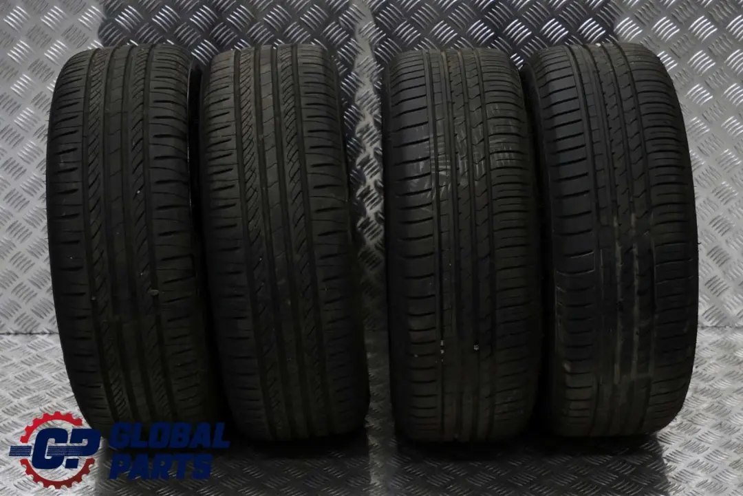 Complete Set 4x Wheel with Tyres 16" 7J ET:31 Double Spoke 268 to BMW E90 E91 with Part number 6780907 BMW E90 E91 Complete Set 4x Wheel with Tyres 16" 7J ET:31 Double Spoke 268 - SKU 6780907 - Part number 6780907