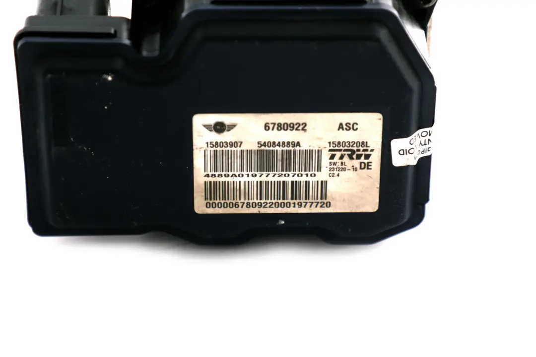 Mini Cooper R56 ABS Pompa Asc Hydroaggregat Centralina - SKU 6780922 - Numero di parte 6780922