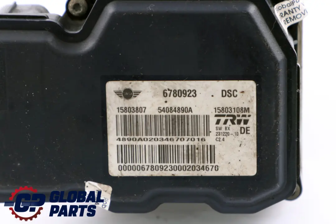 ABS DSC Hydro Braking Unit Pump to BMW Mini Cooper R55 R56 R57 with Part number 6780923 BMW Mini Cooper R55 R56 R57 ABS DSC Hydro Braking Unit Pump - SKU 6780923 - Part number 6780923