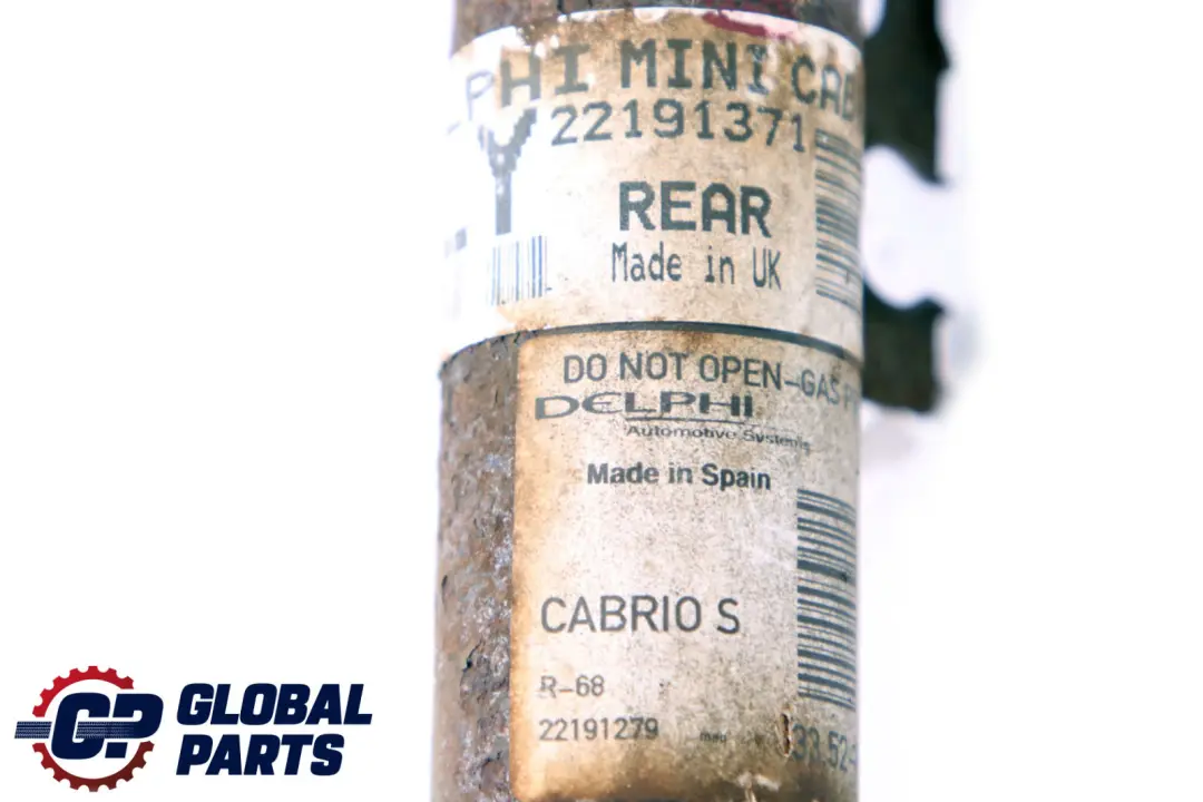 Amortiguador Suspensión Trasera Izquierda Para 6763139 para Mini Cabrio R52 Sport con número de pieza 6781136 Mini Cabrio R52 Sport Amortiguador Suspensión Trasera Izquierda Para 6763139 - SKU 6781136-2 - Número de pieza 6781136