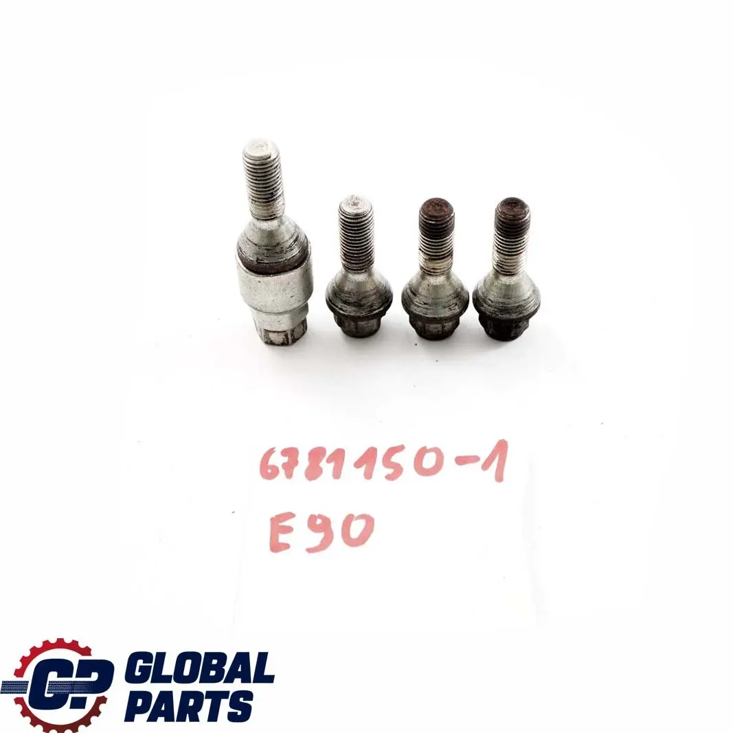 Bullone Ruota Nero 25Mm Filettatura Dado Sicurezza per BMW E60 E65 E82 E87 E90 con numero di parte 6781150 BMW E60 E65 E82 E87 E90 Bullone Ruota Nero 25Mm Filettatura Dado Sicurezza - SKU 6781150-1 - Numero di parte 6781150