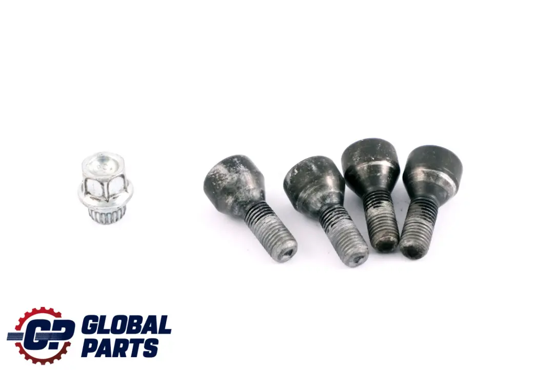 BMW E60 E65 E82 E87 E90 Bullone della Ruota 25mm Dado di Sicurezza Nera - SKU 6781150 - Numero di parte 6781150