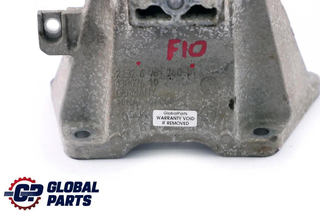 Łapa Poduszka Wspornik Skrzyni Biegów do BMW F10 F11 o numerze 6781240 BMW F10 F11 Łapa Poduszka Wspornik Skrzyni Biegów - SKU 6781240 - Numer Części 6781240