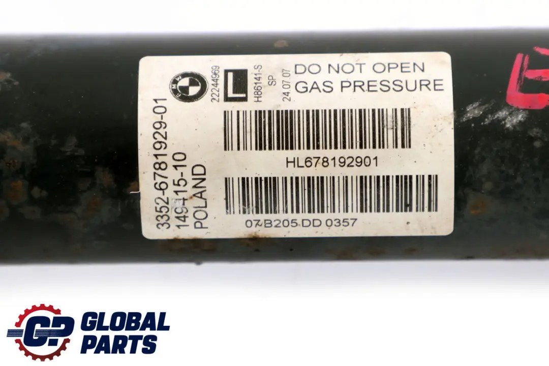 Federbein Stoßdämpfer Hinten Links für BMW X5 er E70 mit Teilenummer 6781929 BMW X5 er E70 Federbein Stoßdämpfer Hinten Links - SKU 6781929 - Teilenummer 6781929