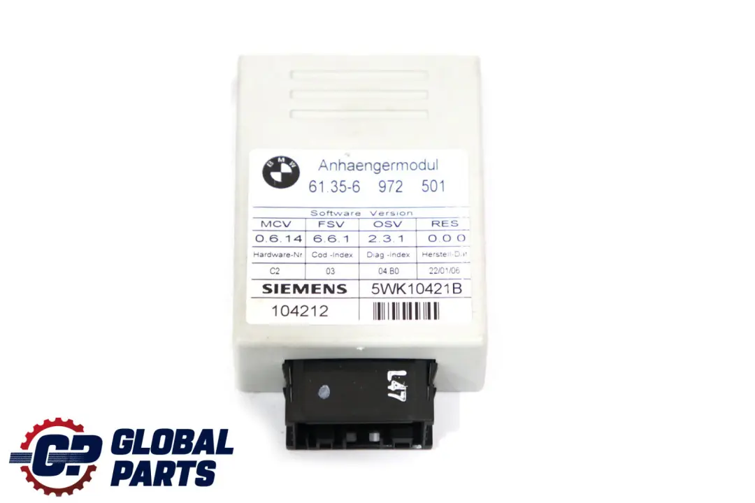 BMW 5 Series E60 E61 Towing Hitch Towbar Tow Bar Trailer Hook Module - SKU 6782128-3 - Part number 6782128