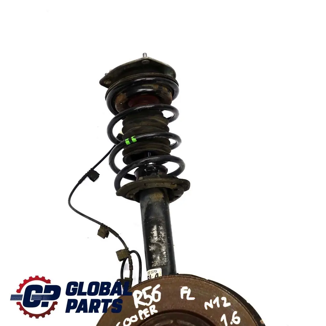 Mini R56 Cooper N12 LEFT SPRING STRUT LEG BRAKE SUSPENSION HUB - SKU 6782207 - Número de pieza 6782207