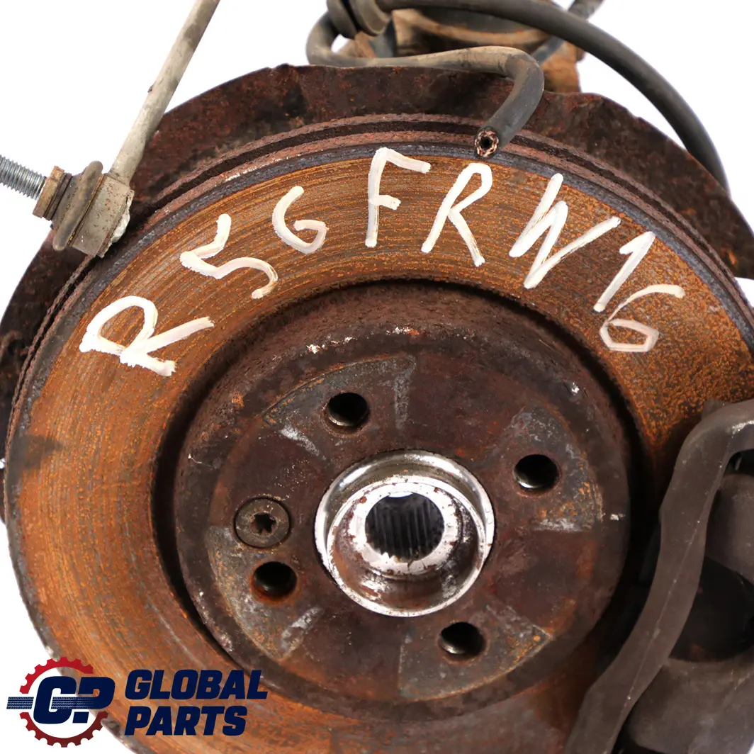 Front Right O/S Spring Strut Leg Brake Suspension Hub to Mini R56 Cooper D W16 with Part number 6782208 Mini R56 Cooper D W16 Front Right O/S Spring Strut Leg Brake Suspension Hub - SKU 6782208-3 - Part number 6782208