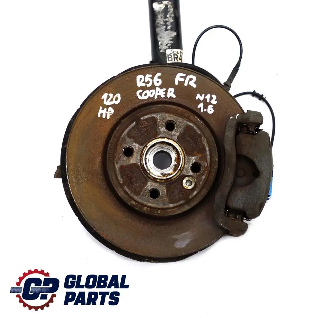 Mini R56 Cooper N12 Right O/S Front Spring Strut Leg Brake Suspension Hub - SKU 6782208 - Part number 6782208