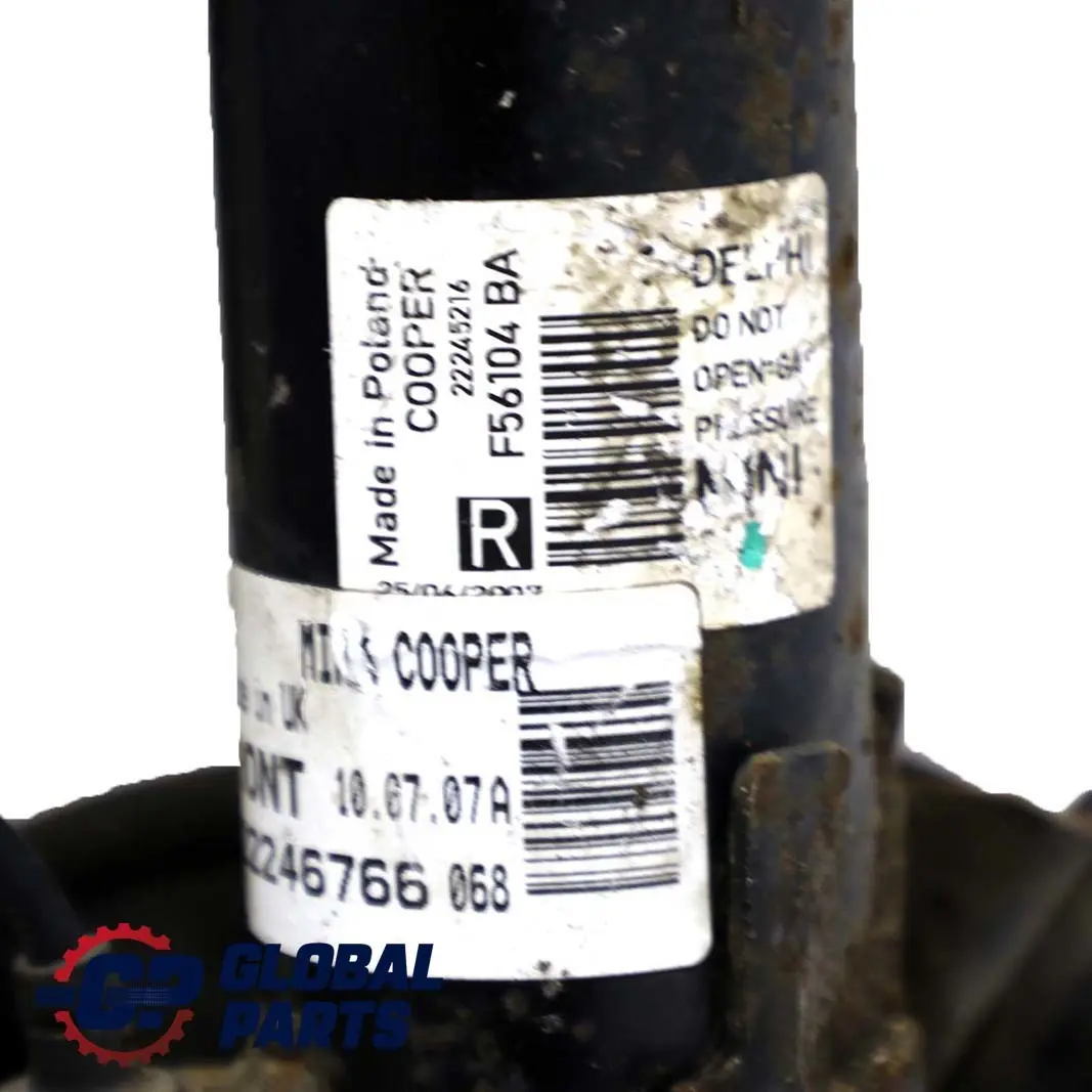 Right O/S Front Spring Strut Leg Brake Suspension Hub to Mini R56 Cooper N12 with Part number 6782208 Mini R56 Cooper N12 Right O/S Front Spring Strut Leg Brake Suspension Hub - SKU 6782208 - Part number 6782208