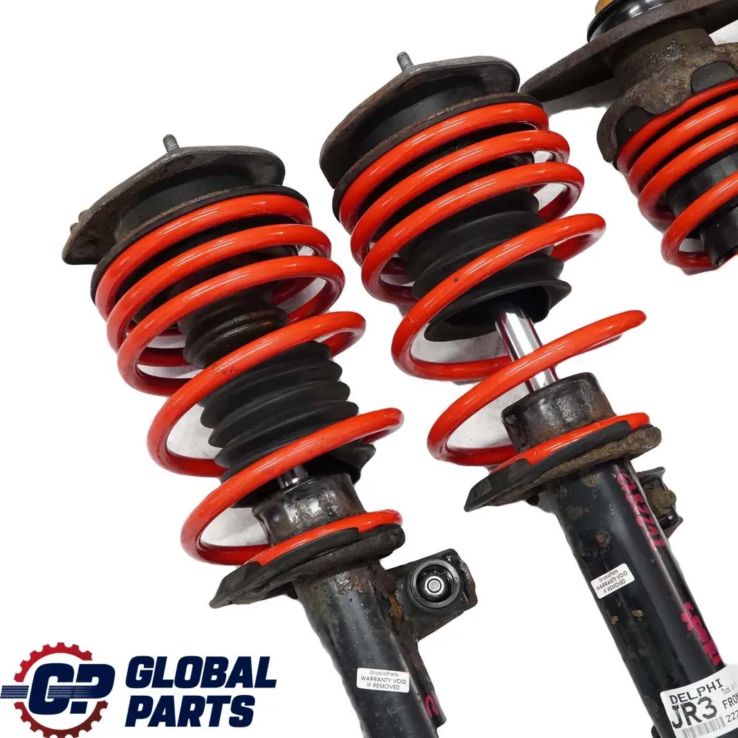 Front Rear Left Right N/O/S Spring Strut Absorber Set to BMW Mini Cooper R56 Sport with Part number 6782211 BMW Mini Cooper R56 Sport Front Rear Left Right N/O/S Spring Strut Absorber Set - SKU 6782211-3 - Part number 6782211