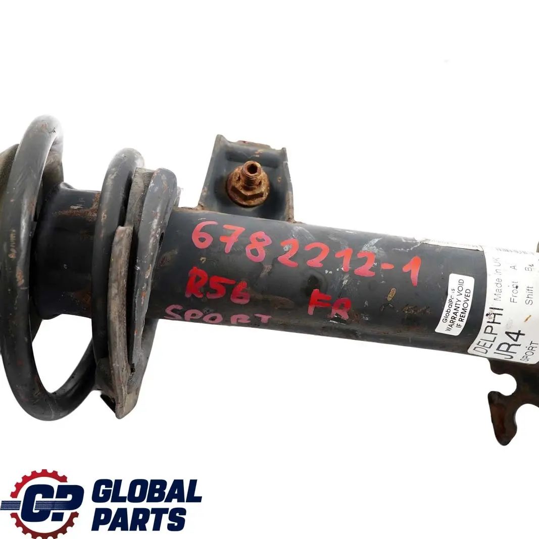 Front Right O/S Spring Strut Suspension Shock Absorber to BMW Mini R56 Sport with Part number 6782212 BMW Mini R56 Sport Front Right O/S Spring Strut Suspension Shock Absorber - SKU 6782212-1 - Part number 6782212