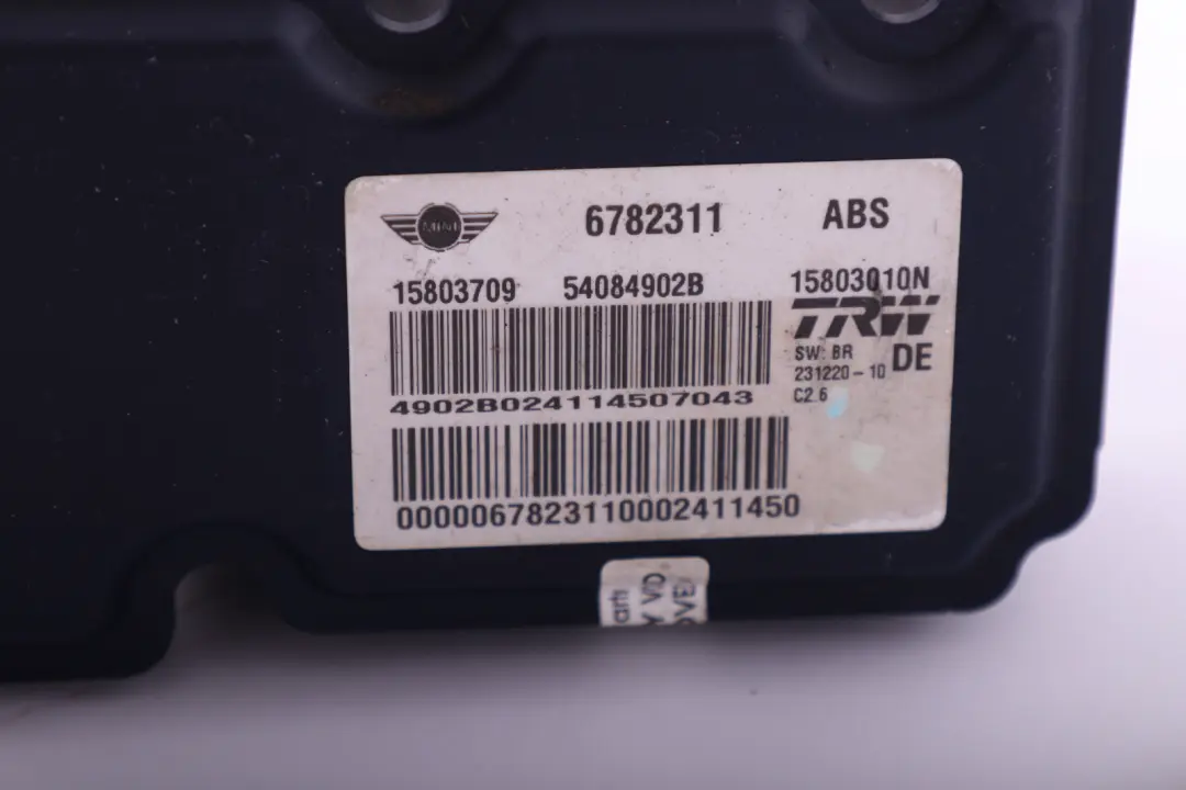 ABS Steuergerät Hydroaggregat DSC Pumpenmodul für Mini Cooper One R56 mit Teilenummer 6782311 Mini Cooper One R56 ABS Steuergerät Hydroaggregat DSC Pumpenmodul - SKU 6782311 - Teilenummer 6782311