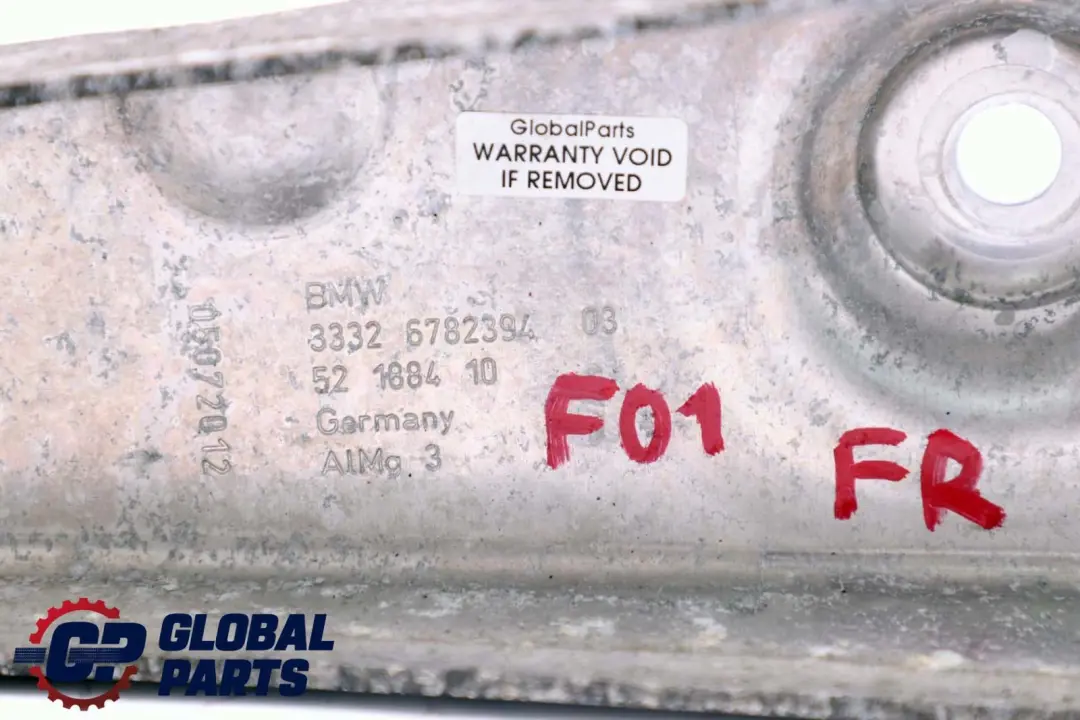 BMW F01 F02 Poignée Barre d'appui Essieu Arrière Droit Spindle Suspension - SKU 6782394 - Numéro de pièce 6782394
