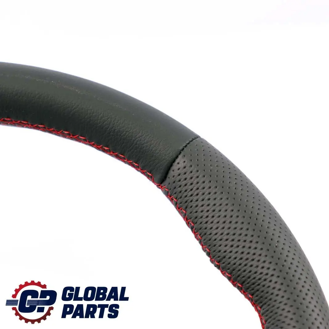 Leather Sport Steering Wheel Red Threads to Mini Cooper One R55 R56 R60 NEW Black with Part number 6794624 Mini Cooper One R55 R56 R60 NEW Black Leather Sport Steering Wheel Red Threads - SKU 6782595-3 - Part number 6794624