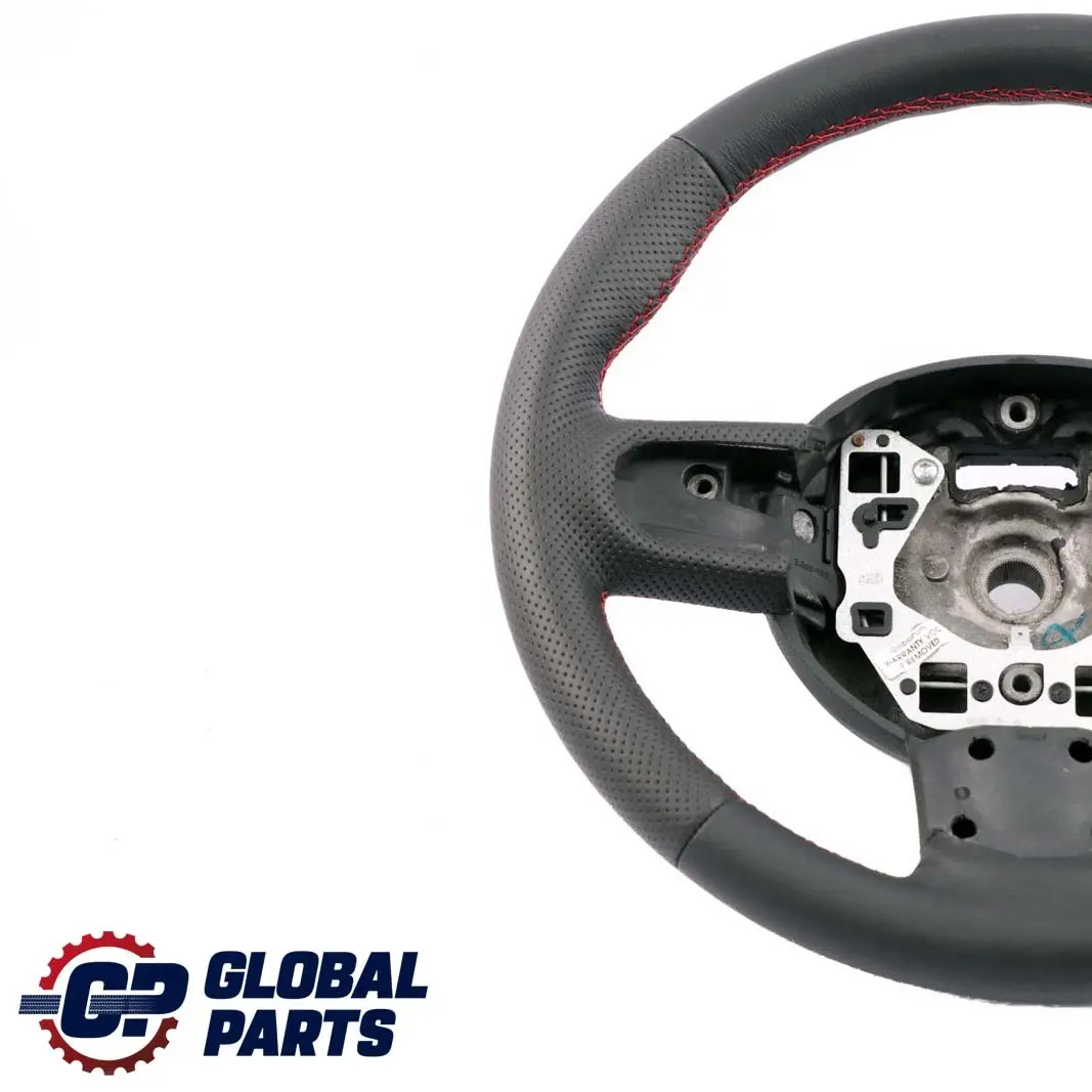 Leather Sport Steering Wheel Red Threads to Mini Cooper One R55 R56 R60 NEW Black with Part number 6794624 Mini Cooper One R55 R56 R60 NEW Black Leather Sport Steering Wheel Red Threads - SKU 6782595-3 - Part number 6794624