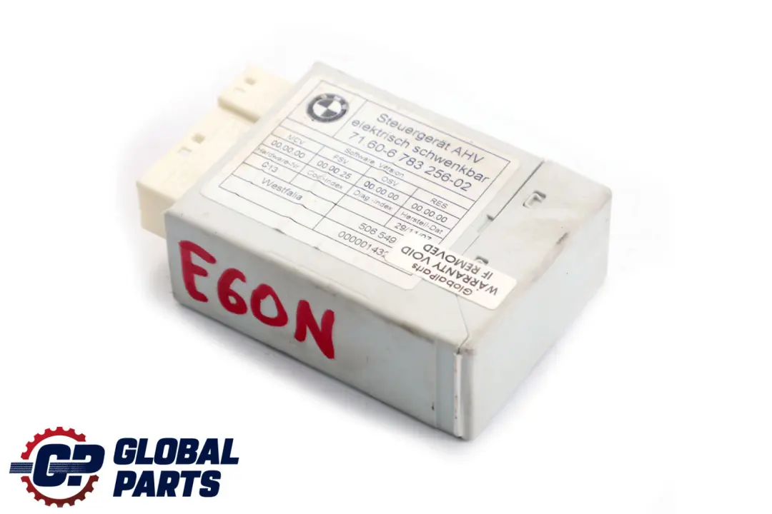 AHK Towing Hitch Tow Bar Control Module Unit ECU to BMW 5 E60 E61 LCI with Part number 6783256 BMW 5 E60 E61 LCI AHK Towing Hitch Tow Bar Control Module Unit ECU - SKU 6783256 - Part number 6783256