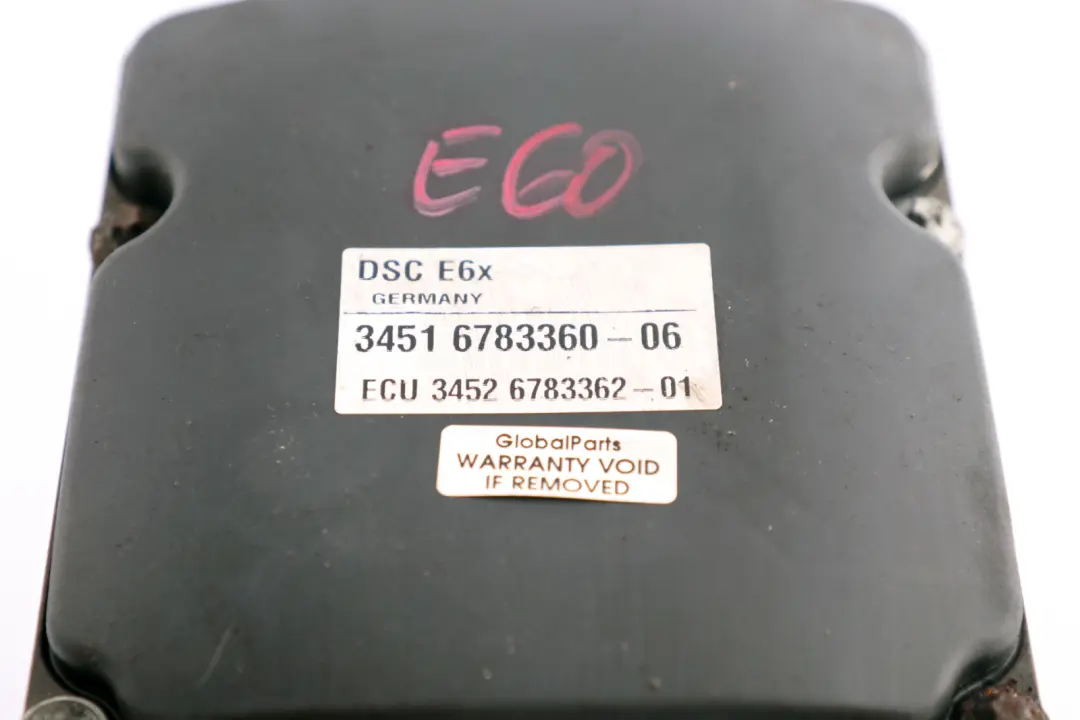 DSC ABS Unità Idraulica Pompa Freno 6783362 per BMW E60 E61 E63 E64 LCI con numero di parte 6783360 BMW E60 E61 E63 E64 LCI DSC ABS Unità Idraulica Pompa Freno 6783362 - SKU 6783360 - Numero di parte 6783360