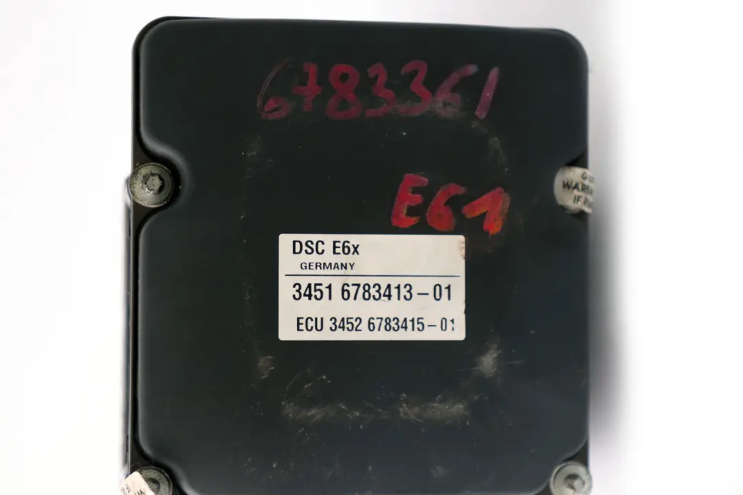 BMW E60 E61 E63 LCI DSC ABS Hydro Bremspumpe 6783415 - SKU 6783414 - Teilenummer 6783413