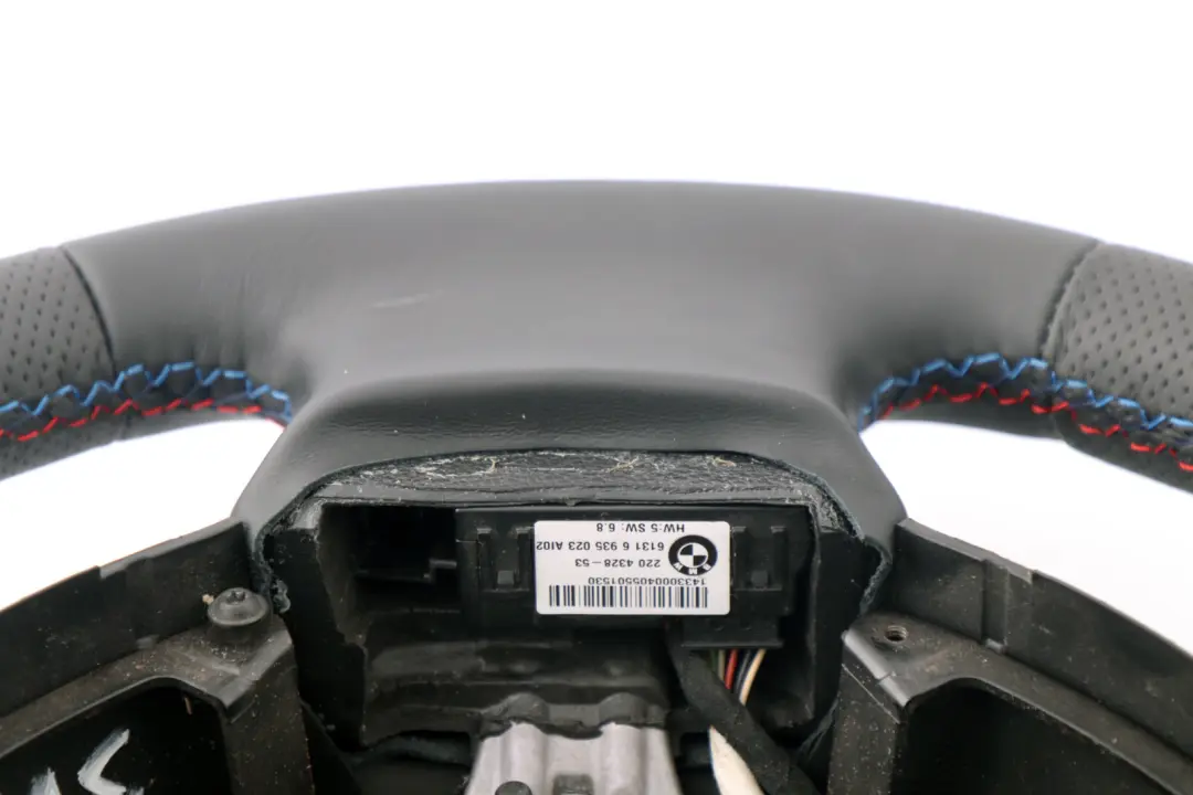 BMW 7 er E65 E66 E67 Sportlenkrad neues Leder Schwarz M-dreifarbige Fäden - SKU 6783490 - Teilenummer 6783490