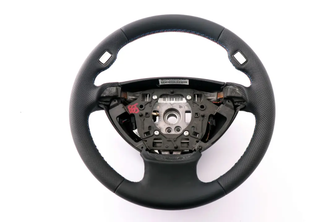 Sportlenkrad neues Leder Schwarz M-dreifarbige Fäden für BMW 7 er E65 E66 E67 mit Teilenummer 6783490 BMW 7 er E65 E66 E67 Sportlenkrad neues Leder Schwarz M-dreifarbige Fäden - SKU 6783490 - Teilenummer 6783490