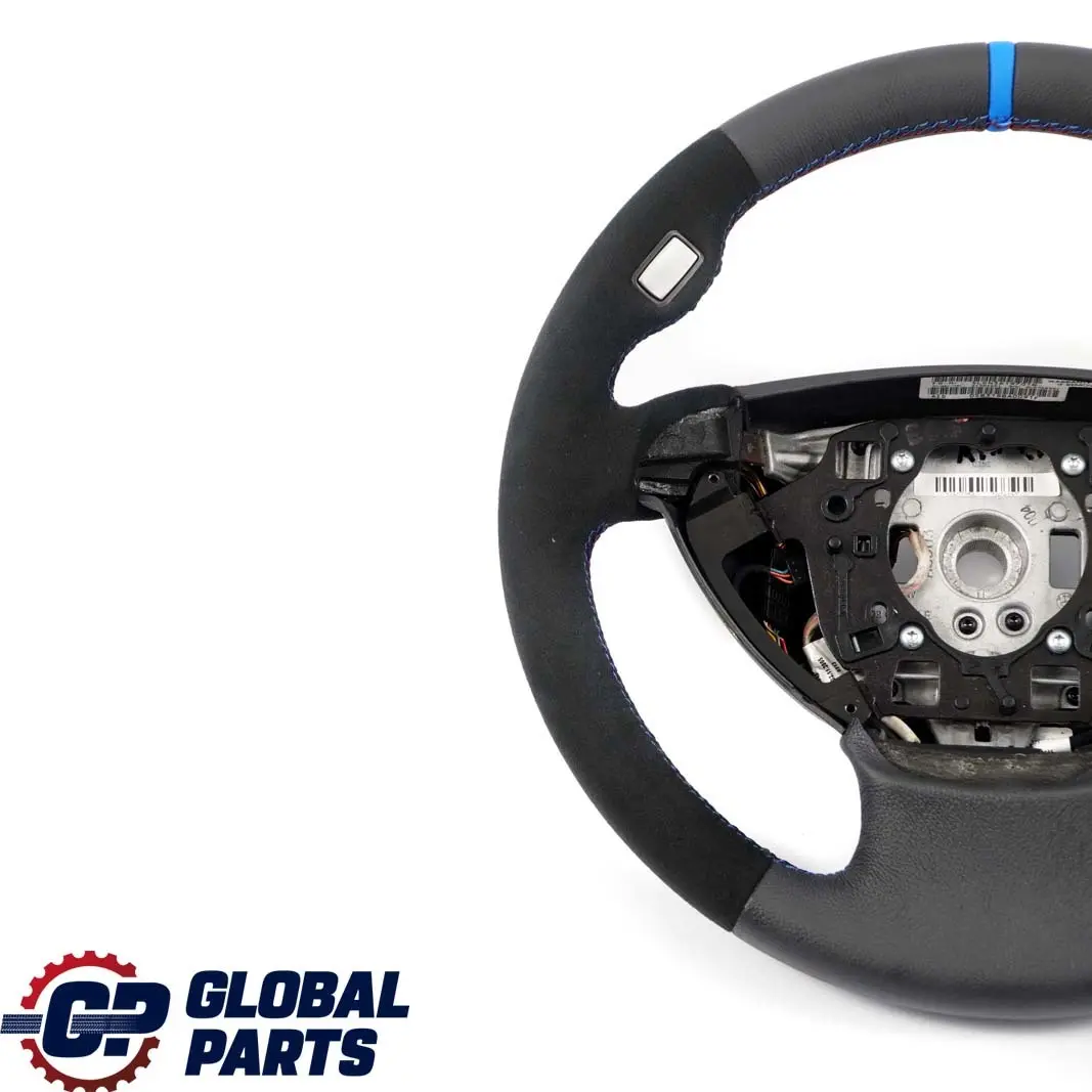 BMW E65 NEW Grey Leather / Alcantara Sport Steering Wheel 3 Spoke Tricoloured - SKU 6783492-1 - Part number 6783492