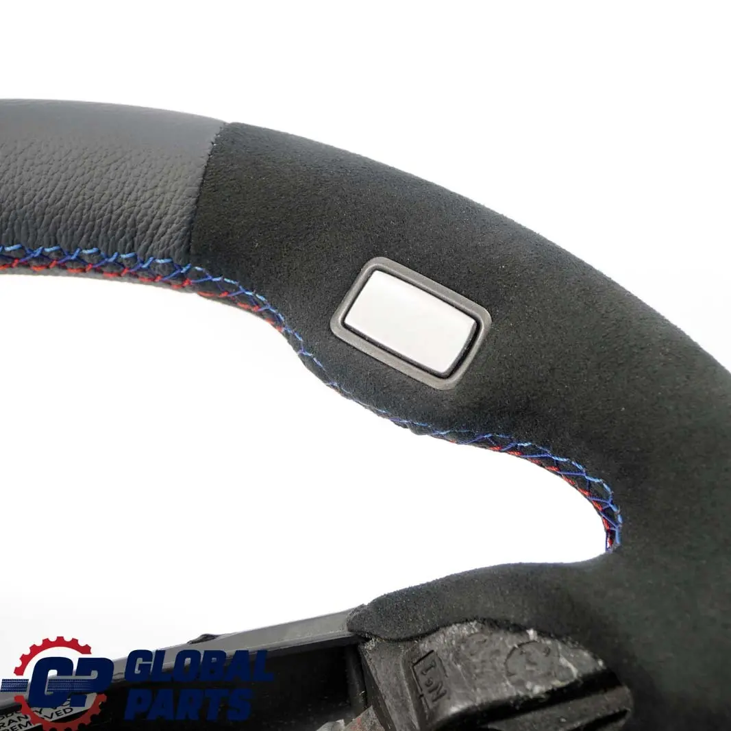 Grey Leather / Alcantara Sport Steering Wheel 3 Spoke Tricoloured to BMW E65 NEW with Part number 6783492 BMW E65 NEW Grey Leather / Alcantara Sport Steering Wheel 3 Spoke Tricoloured - SKU 6783492-1 - Part number 6783492