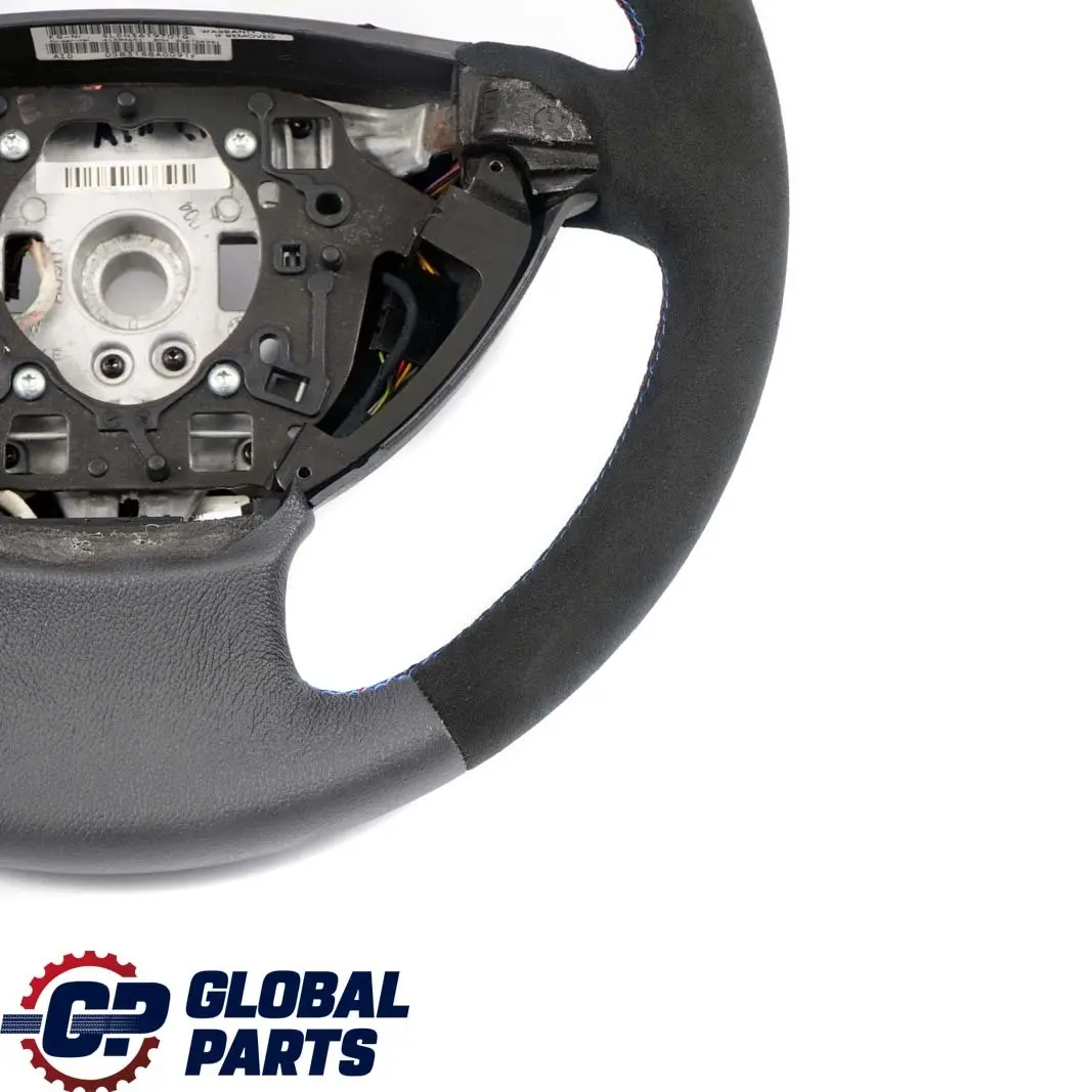 BMW E65 NEW Grey Leather / Alcantara Sport Steering Wheel 3 Spoke Tricoloured - SKU 6783492-1 - Part number 6783492