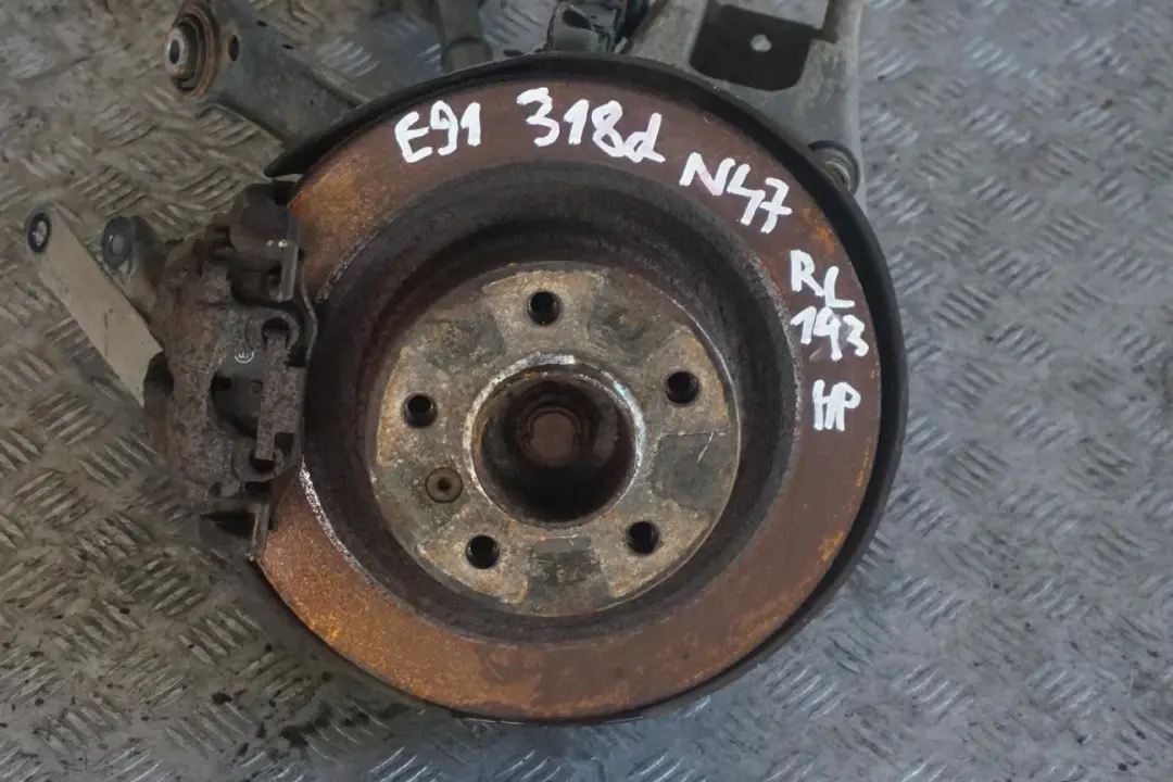 BMW E91 LCI Touring 318d N47 Trasero Izquierdo Suspension Pierna Eje Freno Disco - SKU 6783653-2 - Número de pieza 6783653