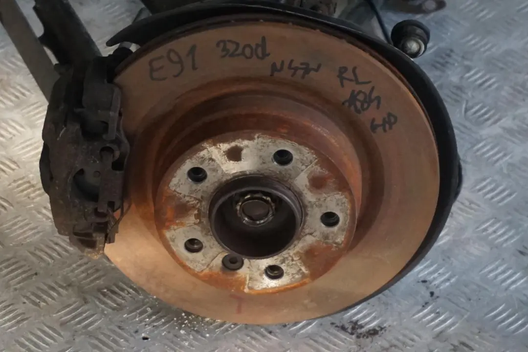 BMW 3 E91 LCI Touring 320d N47N Rear Left N/S Suspension Leg Wheel Brake Disc - SKU 6783653-4 - Part number 6783653