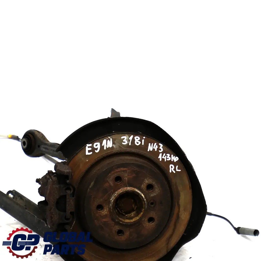 BMW 3 E91 LCI 318i N43 Sospensione posteriore sinistra Gamba Freno Mozzo Asse - SKU 6783653-6 - Numero di parte 6783653