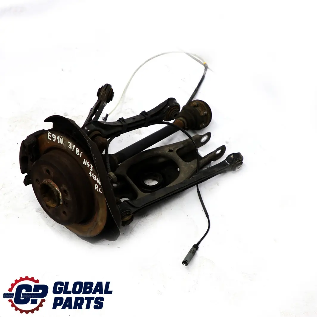 BMW E91 LCI 318i N43 Arriere Gauche Suspension Jambe Frein Roue Moyeu Essieu - SKU 6783653-6 - Numéro de pièce 6783653