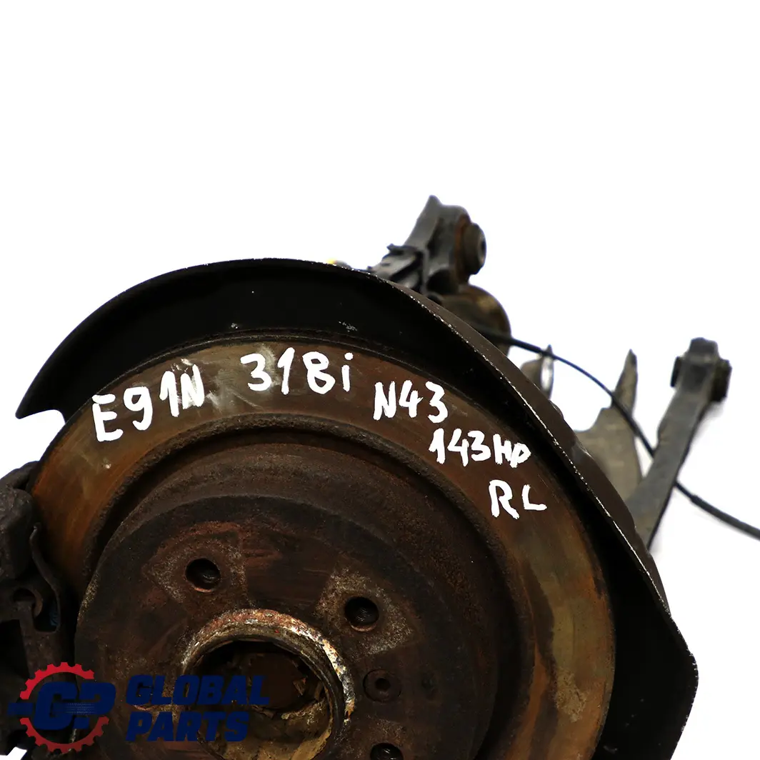 BMW E91 LCI 318i N43 Arriere Gauche Suspension Jambe Frein Roue Moyeu Essieu - SKU 6783653-6 - Numéro de pièce 6783653
