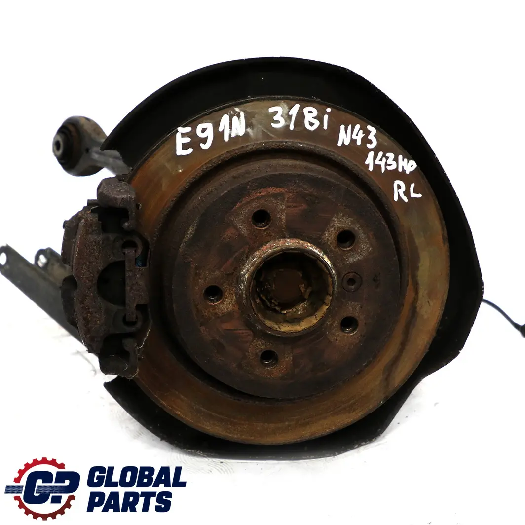BMW 3 E91 LCI Touring 318i N43 Rear Left N/S Suspension Leg Brake Wheel Hub Axle - SKU 6783653-6 - Part number 6783653