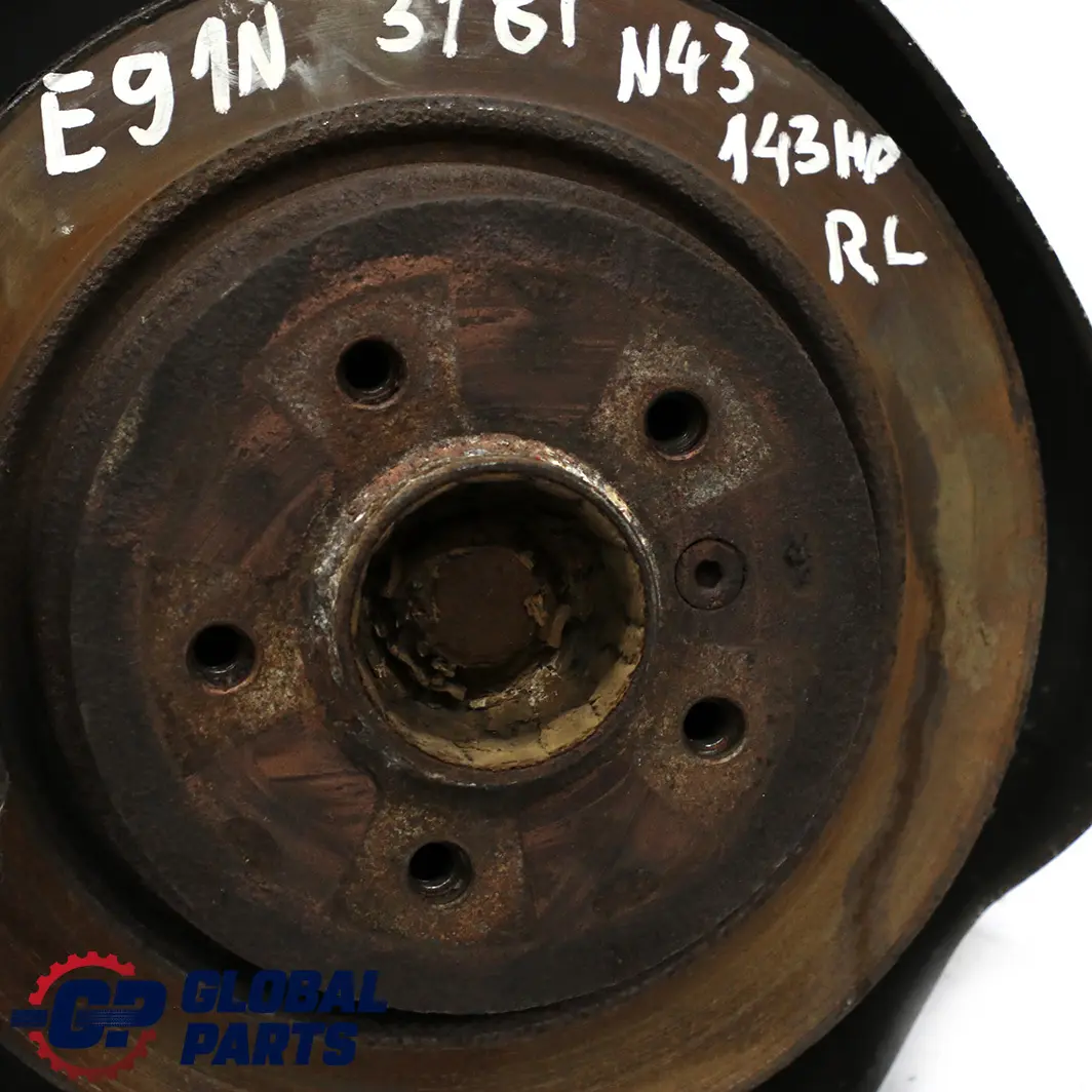 BMW E91 LCI 318i N43 Arriere Gauche Suspension Jambe Frein Roue Moyeu Essieu - SKU 6783653-6 - Numéro de pièce 6783653