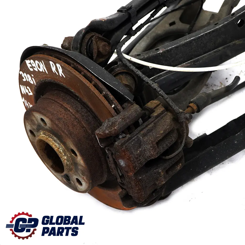 BMW E90 LCI 318i N43 Trasera Derecha Suspension Pierna Rueda Portador Freno Hub - SKU 6783654-5 - Número de pieza 6783654
